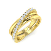 Fancy Russian Wedding Band in Gold